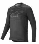 T-shirt (EN) cycling ALPINESTARS DROP 6.0 L/S JERSEY paint black, size L (long varrukas)