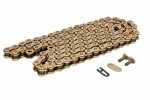 Motorcycle chain 520 ert3 reinforced, number of links: 116, seal: non-o-ring, gold, connection type: pin 