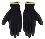 gloves work nylon black 10