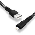cable for charger usb-lightning immortal 2m, black