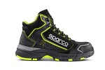 SPARCO Safety shoes ALLROAD, size: 42, safety category: S3, SRC, materiaali: microfibre / nylon, colour: black/yellow, shoe nose: composite