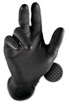 Перчатки нитрил предохранитель GRIPPAZ 246 черный (упаковка 50 шт) размер. L