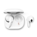 headphones with wireless microphone exc cool, white