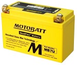 batteri moto. 12v 6,5ah/100a +- (mått: 151x65x94/94)