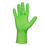 work gloves nitrile struktuurne "force green hd 7.0mil". green l 100pc jbm