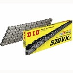 motorcycle chain DID 520 X-RING (4439AN) (unsealed+link)