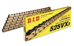 Motorcycle chain did 525 x-ring (4439an)