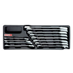 TOPTUL tool set - sheet Open End Wrenches rotatable: 8, 9, 10, 11, 12, 13, 14, 15, 16, 17, 18, 19mm,