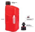 Canister, with quick-fill cap 20i, color: red (oil mixer 250 ml)