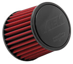 universaalinen filter (kartio, airbox), flantsi halkaisija: 102mm, suodattimen pituus: 133mm, filtrialuse halkaisija: 152mm, luettelo: www.aemintakes.com