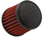 universaalinen filter (kartio, airbox), flantsi halkaisija: 76mm, suodattimen pituus: 127mm, filtrialuse halkaisija: 152mm, luettelo: www.aemintakes.com
