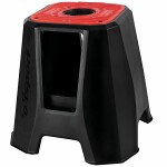 Motorcycle rest / Stand Polisport 250 (colour: red, plastic, 315x420x465)