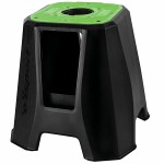 Motorcycle rest / Stand Polisport 250 (colour: green, plastic, 315x420x465)