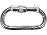 carabiner, safety harness clip with locking nut