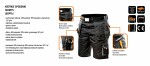 короткие штаны HD, пояс ремень, съемный карман, размер XXL/58