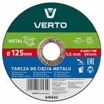 обрезание диск для металла jaoks T41, 125 X 1.5 X 22 MM