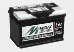 batteri efb start-stop 65ah/650a -+ 275 x175x 175 midac itineris it3 b lcd