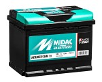 battery 62ah/570A -+ 242x175x190 MIDAC HERMETICUM STD L2D