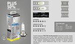 лампа галоген H4 24V +50% комплект.2шт.