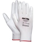 gloves work nylon coated dimensions 7 (S) white