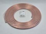 fuel pipe copper 8,00mm roll 5 meters