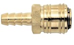 quick connection with pin 10 mm (brass)