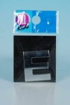 with adhesive E- letter, chrome