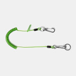 Lightweight coil tool lanyard NLG, with two carabines, max load 1kg