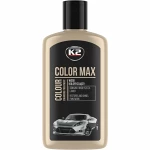 k2 color max värivaha musta 250ml