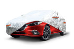 car cover m aluminum with reflector effect 430x165x120
