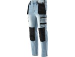 montāžas darba bikses stretch džinsi gaiši zili m izmērs