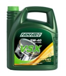 Fully synthetic  oil fanfaro 5w40 5l - expert vsx sn-ch-4 - a3-b4 - 229.3 226.5 229.5 - 502.00 505.00 - ll01 - a40 - rn0710 - b71 2296