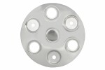 Wheel cap, material: stainless steel,, number of holes: 6, rim diameter: 17,5inch, Full