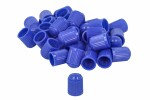 däckventilmutter (blå, plast, antal per förpackning: 100 st)