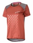 marškinėliai (lt) dviračių sportas alpinestars stella alps 6.0 ss džersis raudona spalva, l dydis (trumpomis rankovėmis)