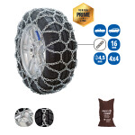 Snow chains commercial vehicles/off-road cars VERIGA, o-NORM certificate 185-15; 195-15; 195/65-16; 195/70-15; 195/70-16; 195/75-15; 195/75-16; 195/75-16M+S; 195/80-15; 205/55-17; 205/55-18; 205/60-16