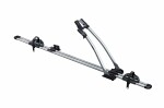 Roof bike holder FreeRide, type: bike roof racks, Grey/Silver, bike mounting: for wheels and frame, no. of bicycles: 1, (damaged packaging; oval frames max. 65x80 mm.)
