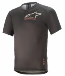T-shirt (EN) cycling ALPINESTARS ALPS 6.0 V2 SS JERSEY paint black/orange, size M