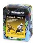 mineral 4T engine oil SILKOLENE COMP 4 15W50 4l, API SL JASO MA-2 Semi-synthetic bio-degradable package; enriched with esters