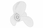 Propeller number of blades: 3, propeller diameter in inches 2: 11,125inch, bolt pitch: 13inch; rotation direction: right