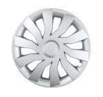 wheel covers set 4pc HILL 14" silver