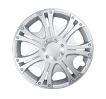 wheel covers set 4pc TOBAGO 15" silver
