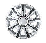 wheel covers set 4pc MIRAGE 16" silver-CARBO