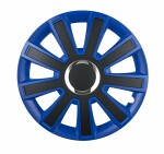 wheel covers set 4pc FLASH 14" blue-black