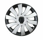 wheel covers set 4pc CLIFF 16" black-silver