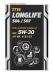 синтетическое моторное масло 5W-30 7715 LONGLIFE 504/507 1L