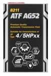 масло для коробки передач.ATF AG52 автоматическая 1L