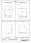 rubber floor mats DB W164 5MSC 05-11 set/TXT