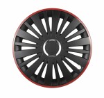 sarja falcon 14" hubcaps, punainen vanne