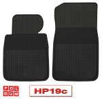 rubber floor mats BMW 3 98-05/front/X2